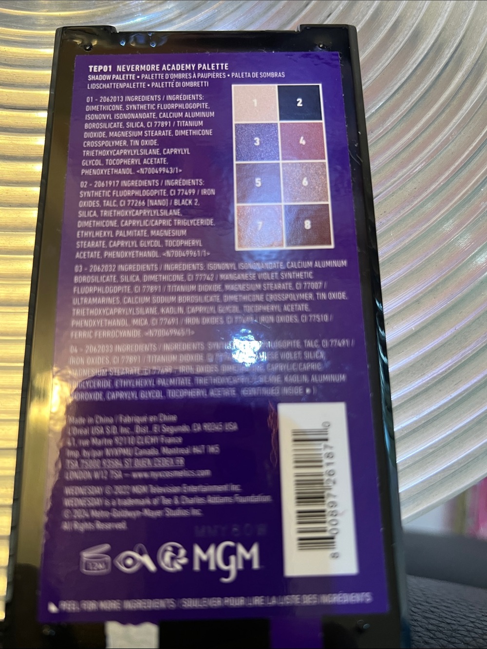 NYX LIMITED EDITION Wednesday welcome to Nevermore Academy - Picture 2 of 6